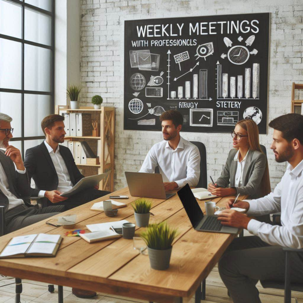 Professionnels collaborant dans un espace coworking ouvert et écologique à Paris